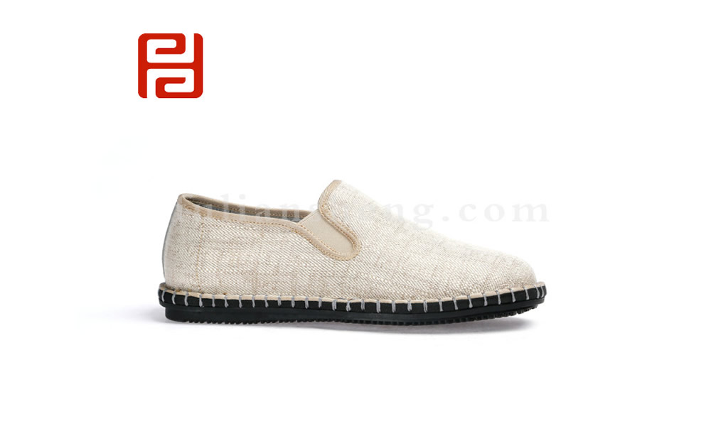 中國(guó)風(fēng)夏季男士帆布鞋休閑鞋透氣老北京布鞋圖片