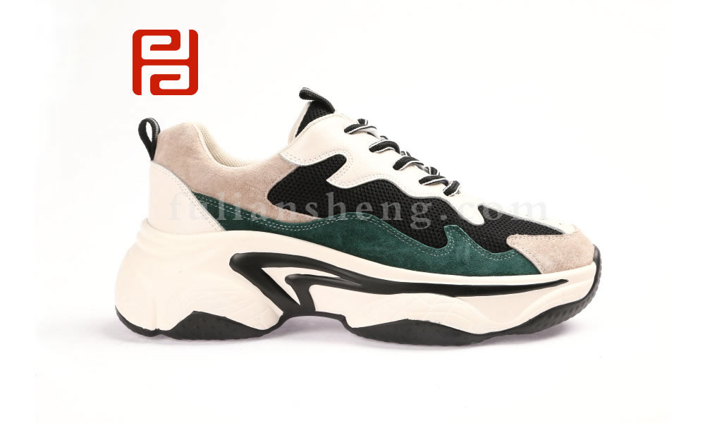 福連升2020春運(yùn)動(dòng)休閑厚底老爹鞋老北京布鞋女單鞋圖片