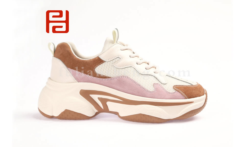 福連升2020春運(yùn)動(dòng)休閑厚底老爹鞋老北京布鞋女單鞋圖片