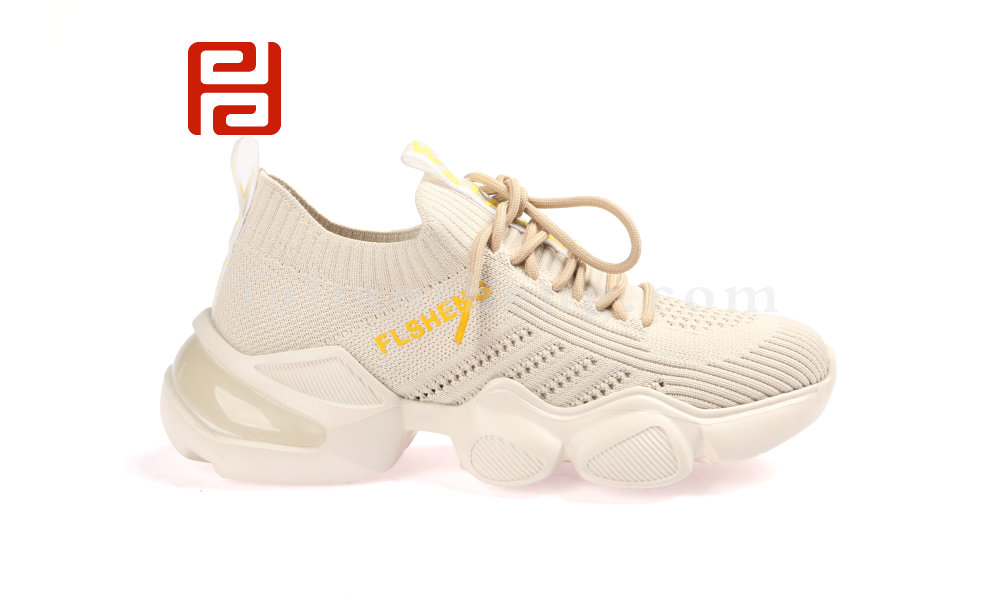 福連升時(shí)尚運(yùn)動(dòng)女鞋馬蹄跟老爹鞋女百搭透氣彈力襪子運(yùn)動(dòng)鞋圖片