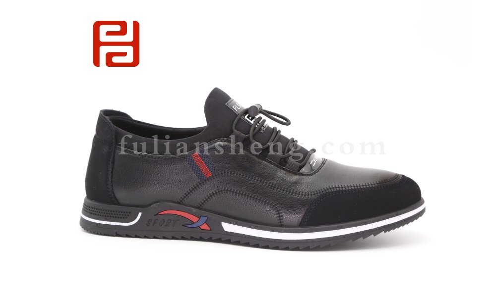 福連升男鞋秋季透氣新款時尚舒適棉麻輕便休閑鞋圖片