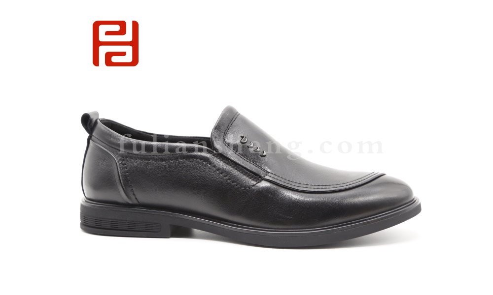 福連升春秋男士商務(wù)正裝休閑中老年棉麻透氣爸爸鞋圖片