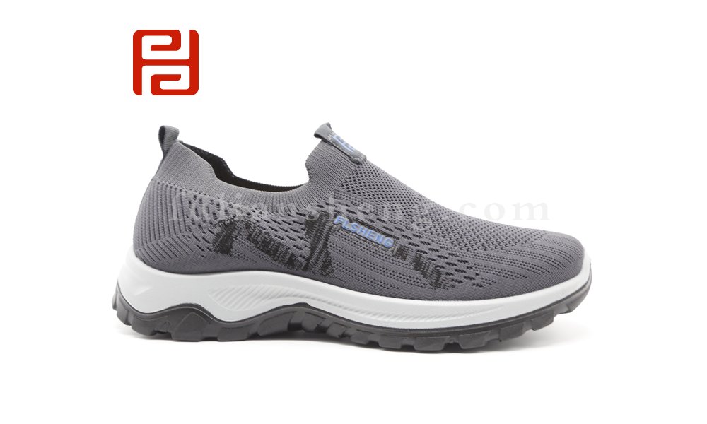 深淺色休閑漫步運(yùn)動(dòng)鞋輕便棉麻磁震按摩男鞋圖片