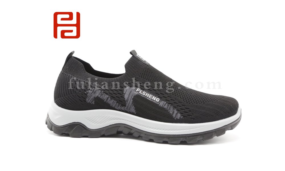 深淺色休閑漫步運(yùn)動(dòng)鞋輕便棉麻磁震按摩男鞋圖片