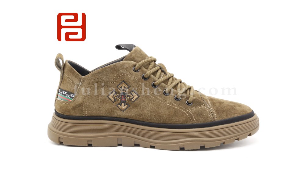 福連升2020冬季新款男英倫馬丁靴百搭中幫保暖休閑鞋圖片