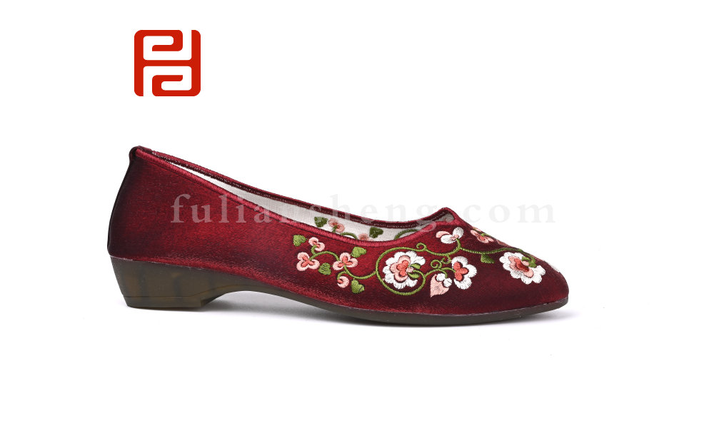 福連升春季女鞋漢唐風(fēng)韻漢舞鞋中國(guó)風(fēng)老北京布鞋