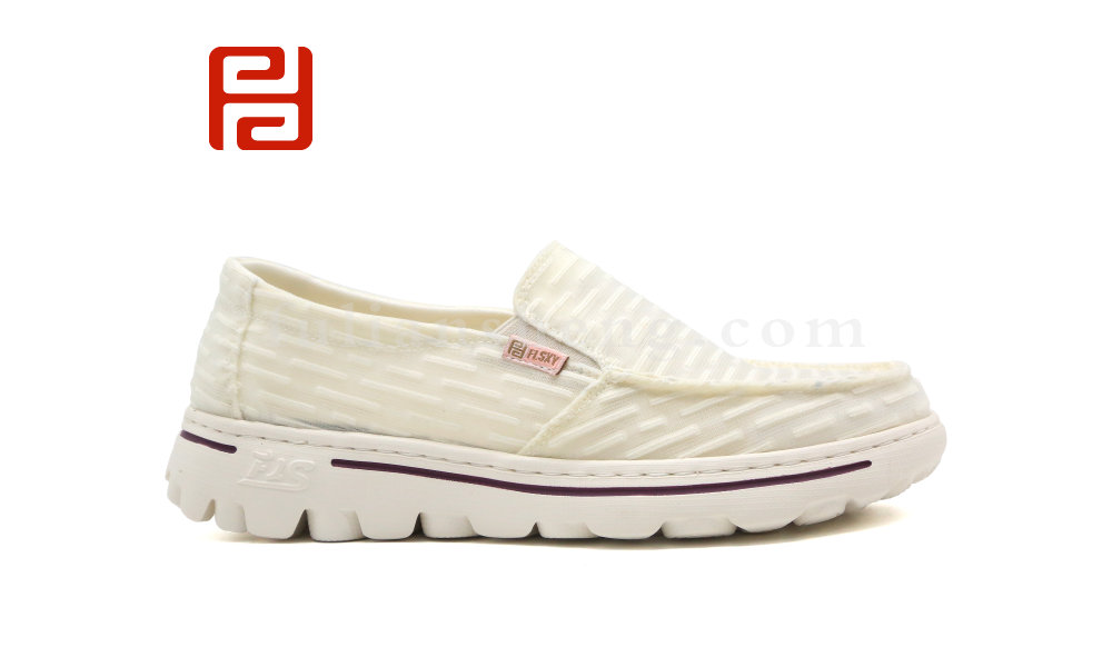 福連升夏季女鞋休閑生活超輕鞋網(wǎng)紗透氣面料