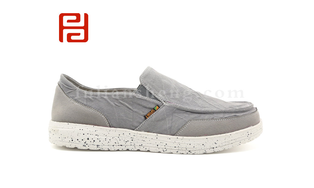 福連升男鞋牛仔布鞋時尚透氣輕便休閑鞋泡沫底緩震春夏圖片