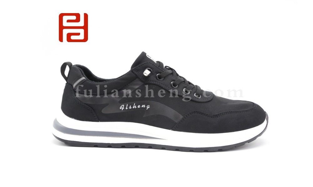 福連升休閑運(yùn)動男單鞋簡潔中老年阿甘運(yùn)動鞋圖片