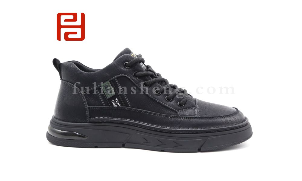 福連升休閑鞋男鞋冬季加絨保暖英倫風(fēng)休閑舒適男鞋舒適橡膠底圖片