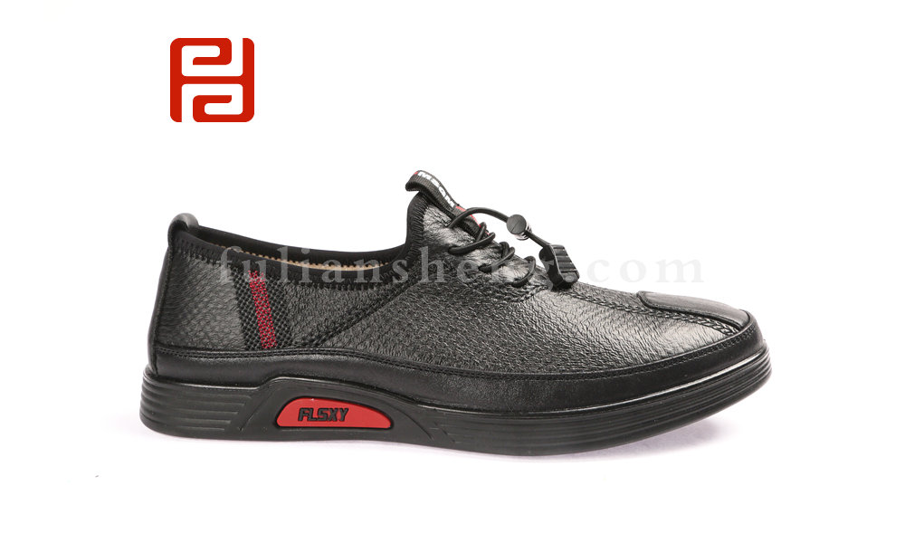 福連升2020春商務(wù)休閑輕便軟底中年鞋老北京布鞋男單鞋(圖3)