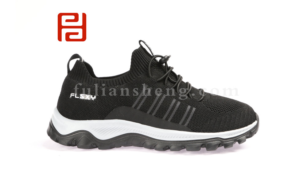 福連升春款女士輕便透氣飛織運(yùn)動(dòng)鞋彈力鞋口(圖5)