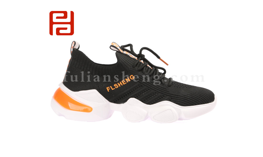 福連升時(shí)尚運(yùn)動(dòng)女鞋馬蹄跟老爹鞋女百搭透氣彈力襪子運(yùn)動(dòng)鞋(圖2)