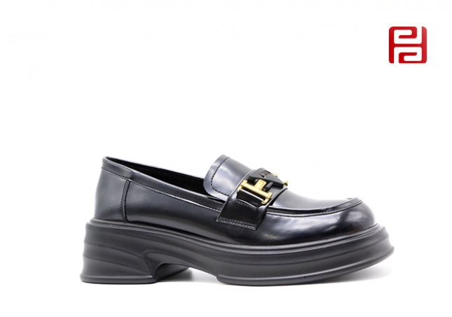 福連升春秋新款女鞋時(shí)尚休閑樂(lè)福鞋女單鞋