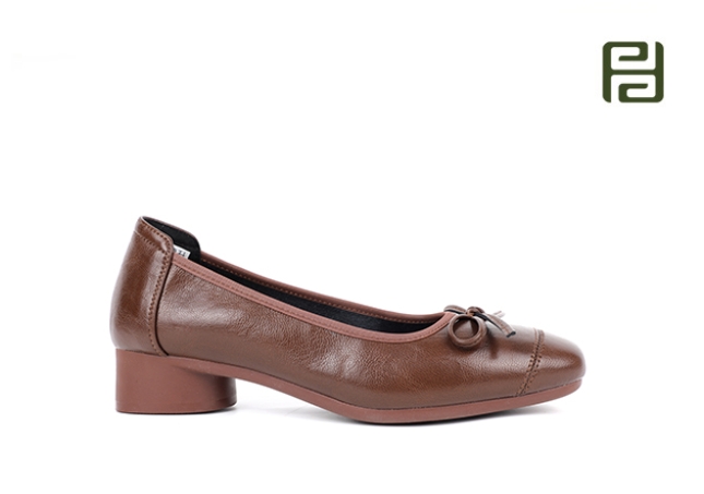 福連升春季新款休閑商務(wù)女鞋工作女單鞋